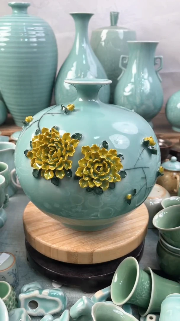 【闪购商品】纯手工 特价福利 微瑕 慧仙青瓷