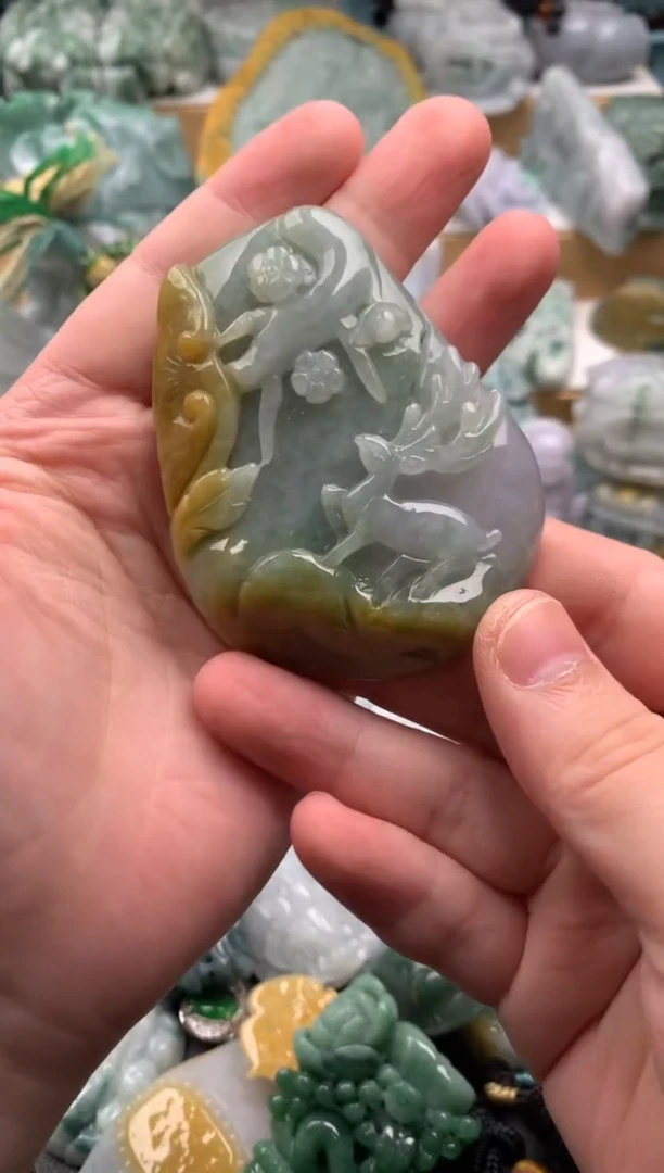 吊坠(不含链)未镶嵌翡翠1