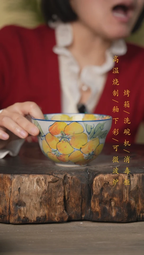 【闪购商品】碗景德镇高温釉下彩可微波烤箱洗碗机