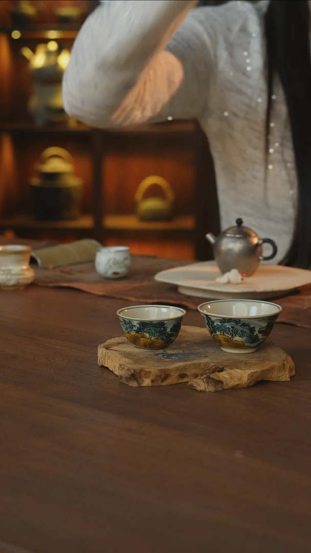 群山小大对杯2只款