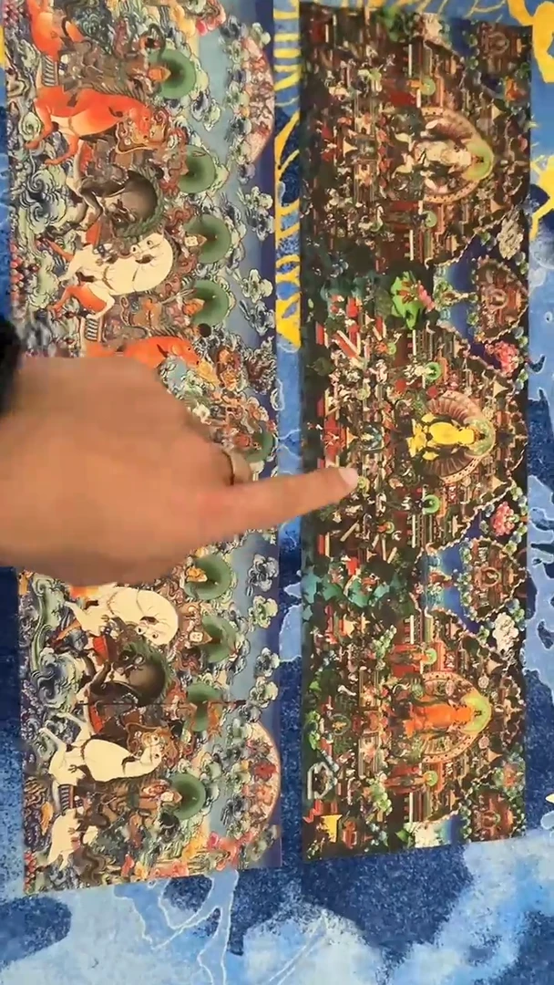 卷轴画唐卡唐卡160长卷1个