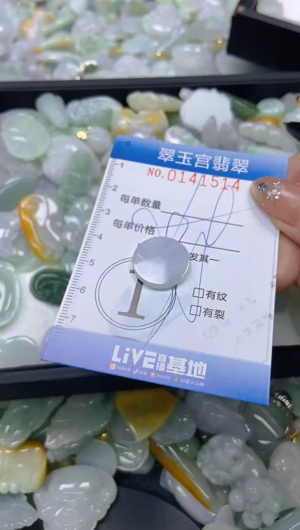 翡翠未镶嵌颈饰闪购0141514