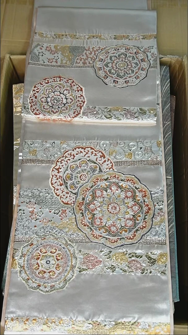 织绣28 两通刺绣彩绘宝象花特价