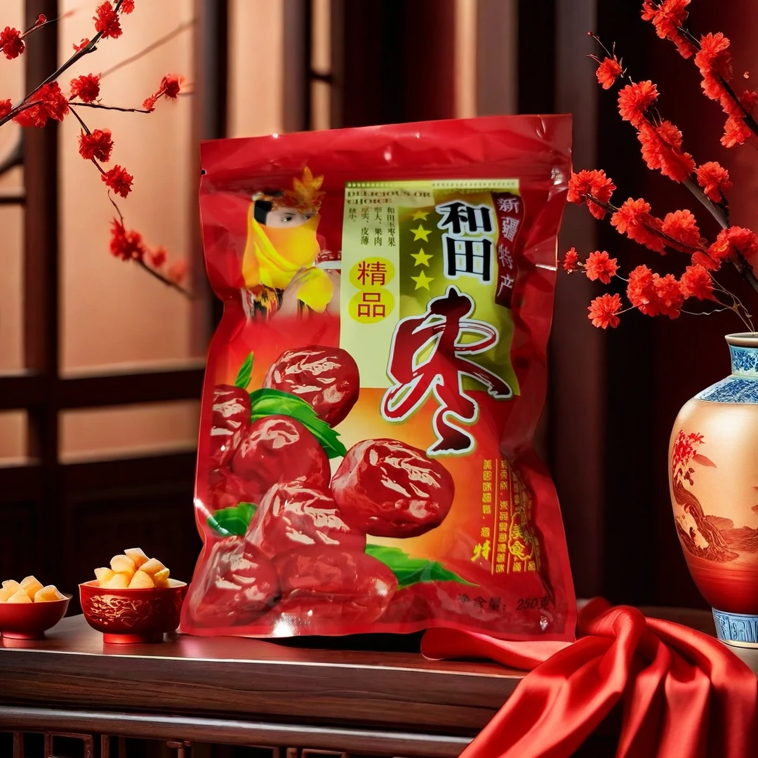 大枣核小肉厚个大皮薄可煲汤煮粥的精品红枣