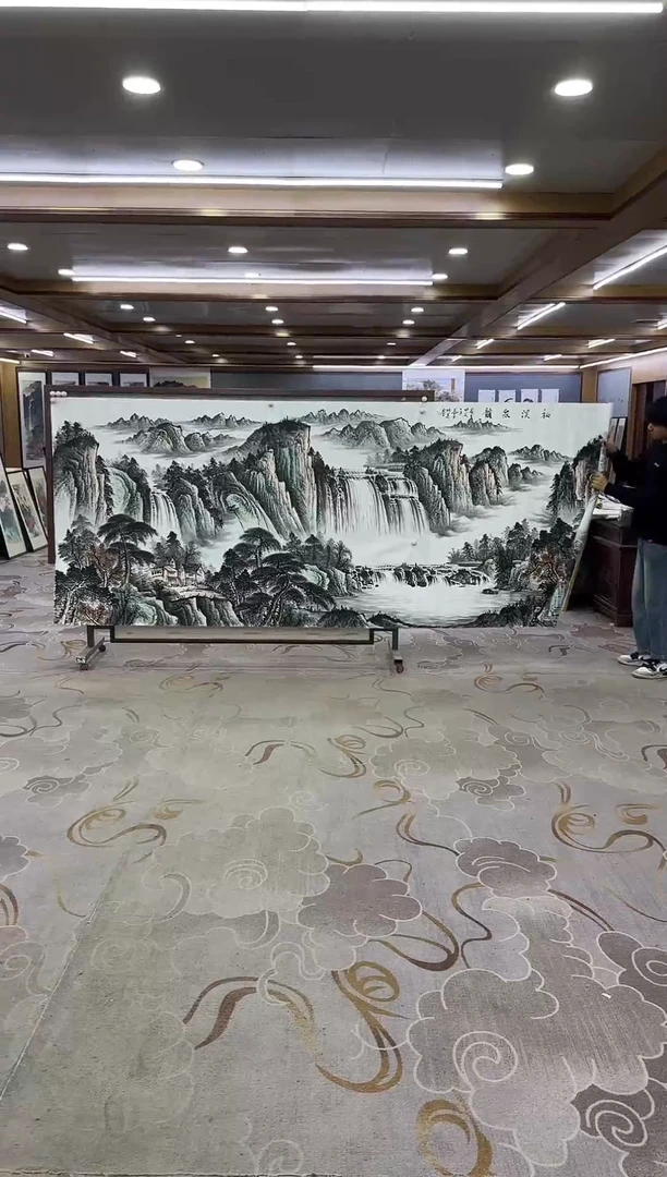 绘画Y-邵明义-大丈二-山水画