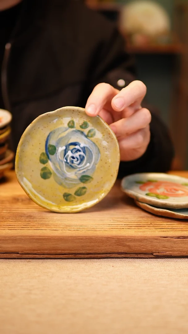 【闪购商品】@@陶园瓷舍@@纯手工手绘@高温釉下彩