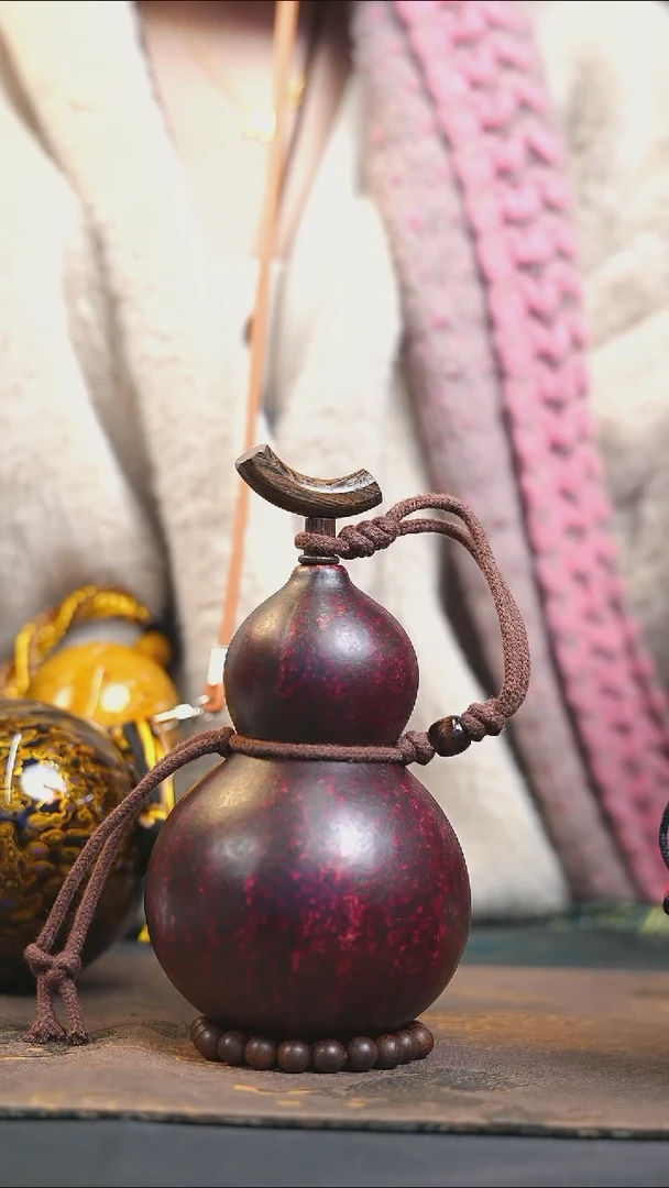 【闪购商品】XS251大漆酒葫芦不包手串及旋转底座