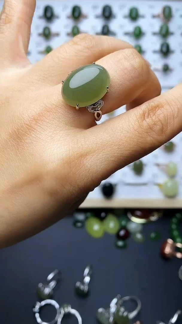 【闪购商品】和田玉戒指未镶嵌1