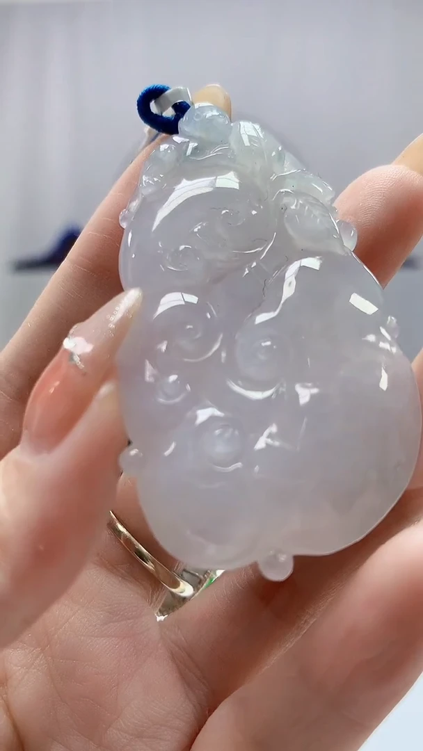 定制翡翠未镶嵌4852DD-毛货挂件162