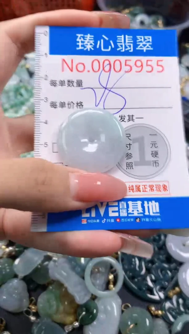 翡翠未镶嵌颈饰5955