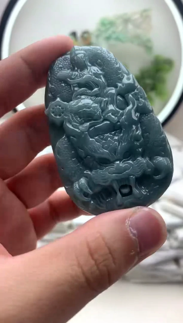 颈饰未镶嵌翡翠文殊