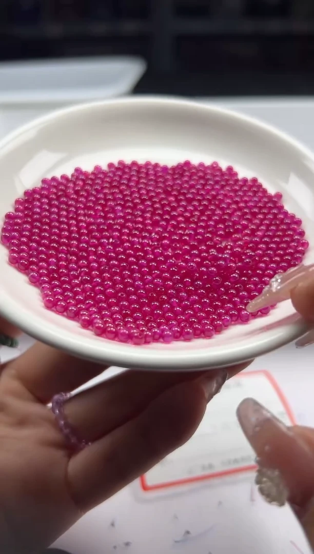 未镶嵌颈饰红宝石x293红宝石3mm*20颗