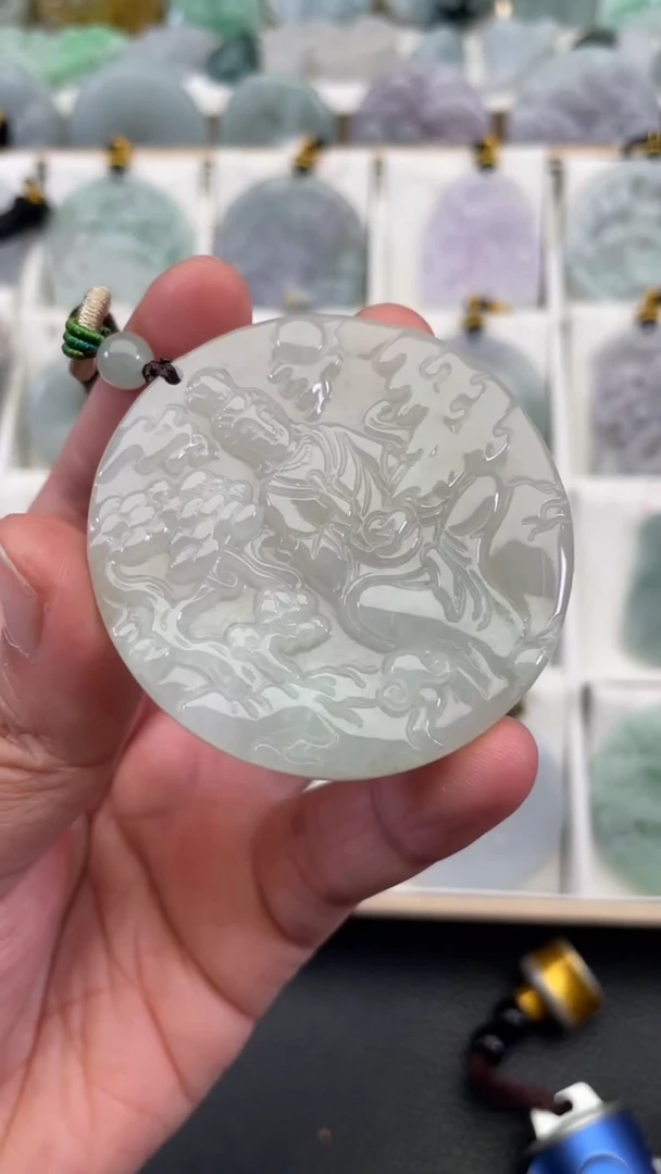 颈饰未镶嵌翡翠天然缅甸翡翠A货315