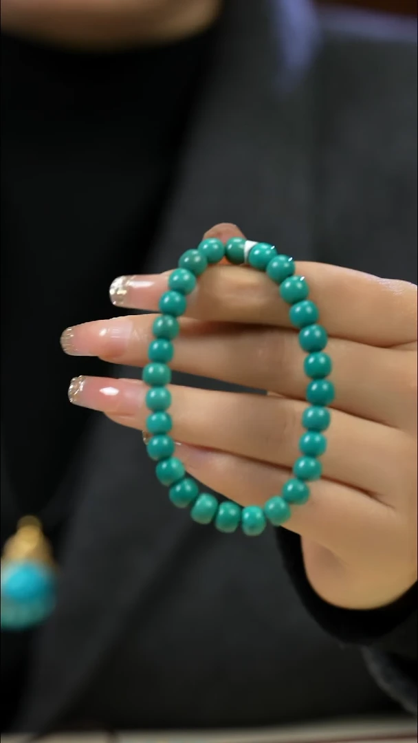 未镶嵌绿松石手串老型 多样性发一