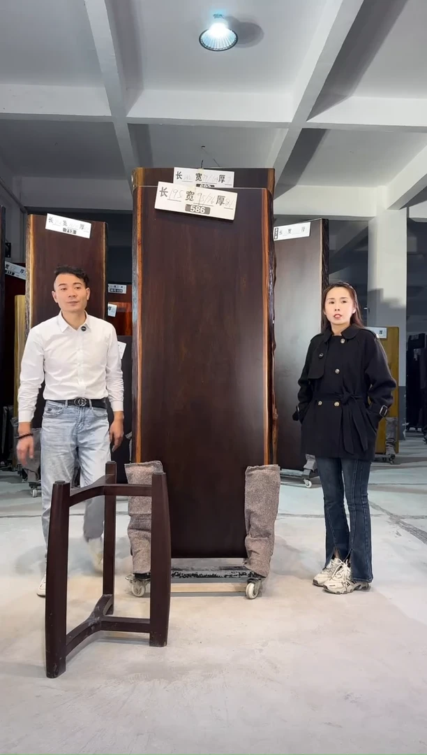 木（非红木类）586刚果黑檀195*75*76*8.1