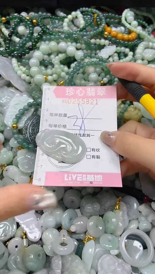 翡翠未镶嵌颈饰闪购0255821