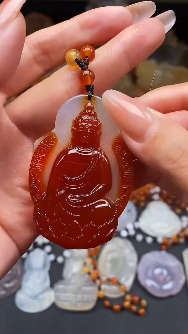 玛瑙/玉髓颈饰未镶嵌利****贺ff