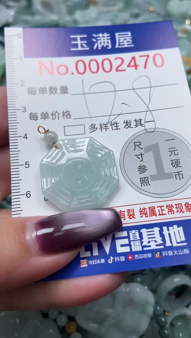 颈饰未镶嵌翡翠2470