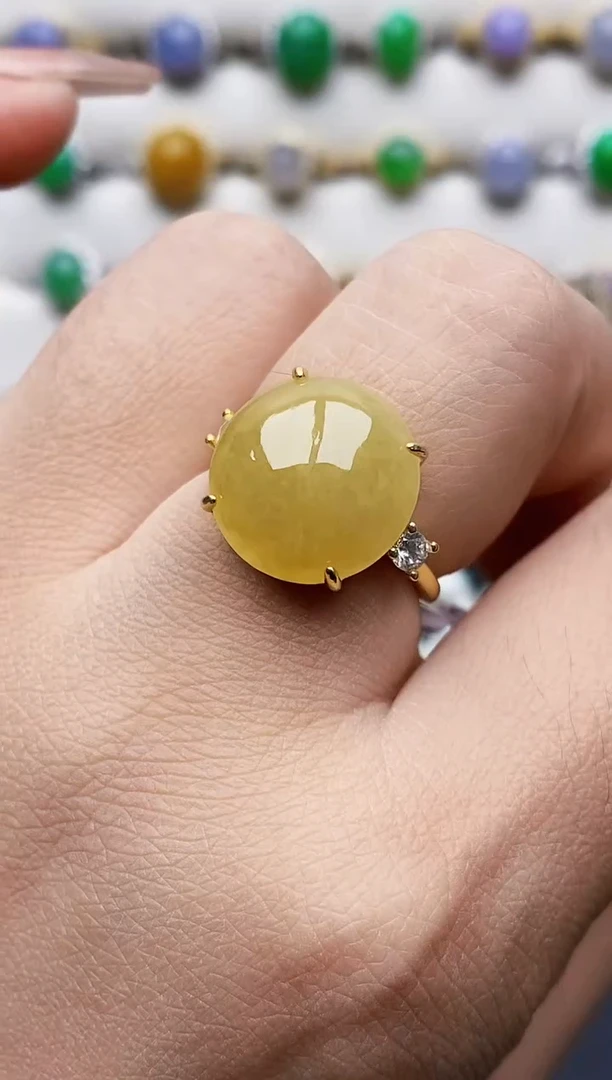 银S925镶嵌戒指翡翠1559