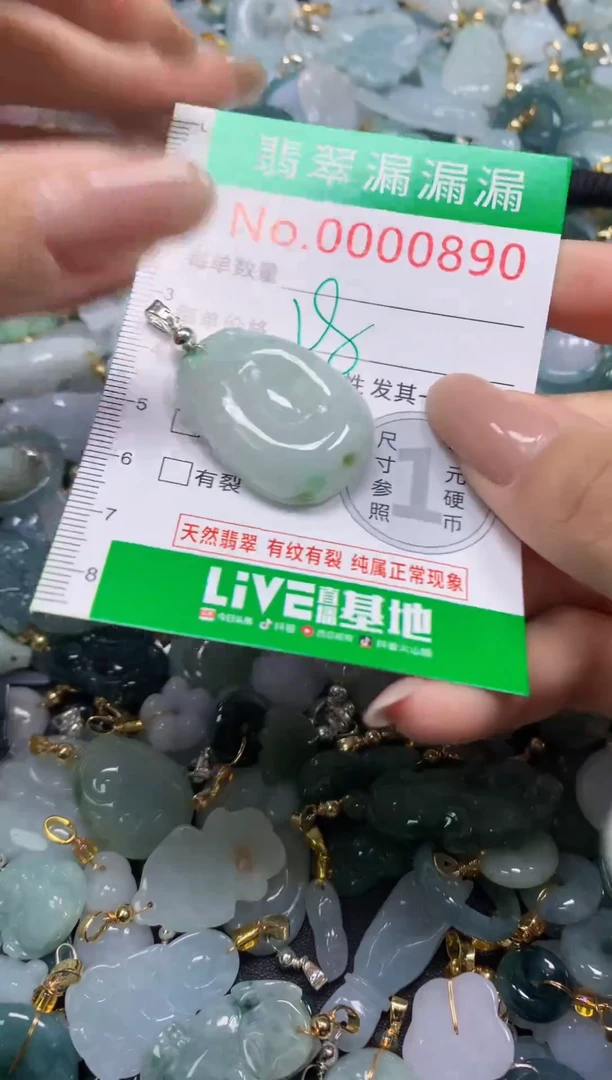 吊坠(不含链)未镶嵌翡翠890
