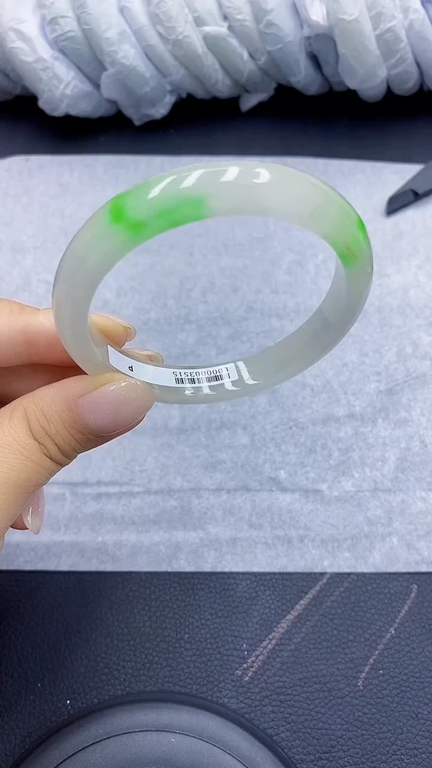 高冰透美人手镯 所见即所得132