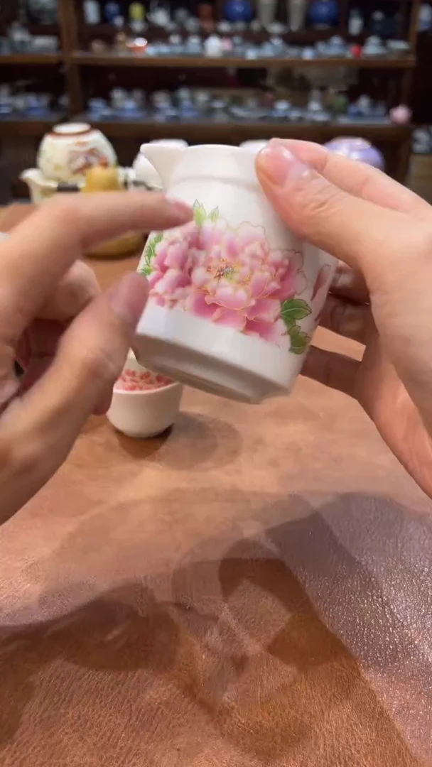 真的很便宜会开片的旅行茶具