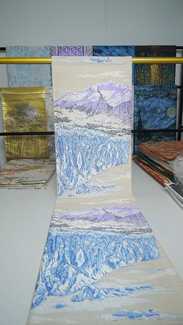 织绣织锦49冰川。