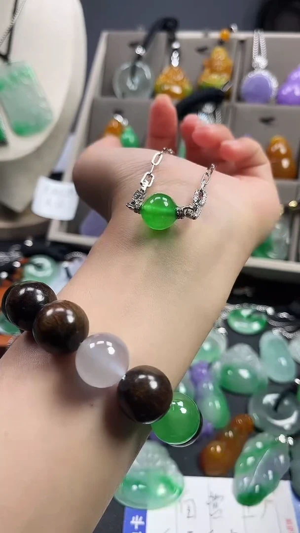 颈饰未镶嵌翡翠  所见即所得 一图一物