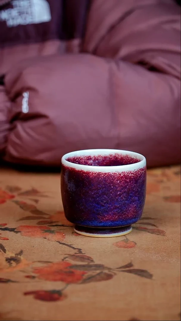 杯子瓷全品  钧瓷原产地茶器摆件