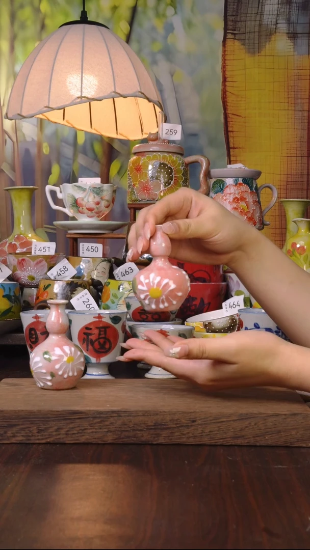 摆件泥垚手作 景德镇手工手绘器物