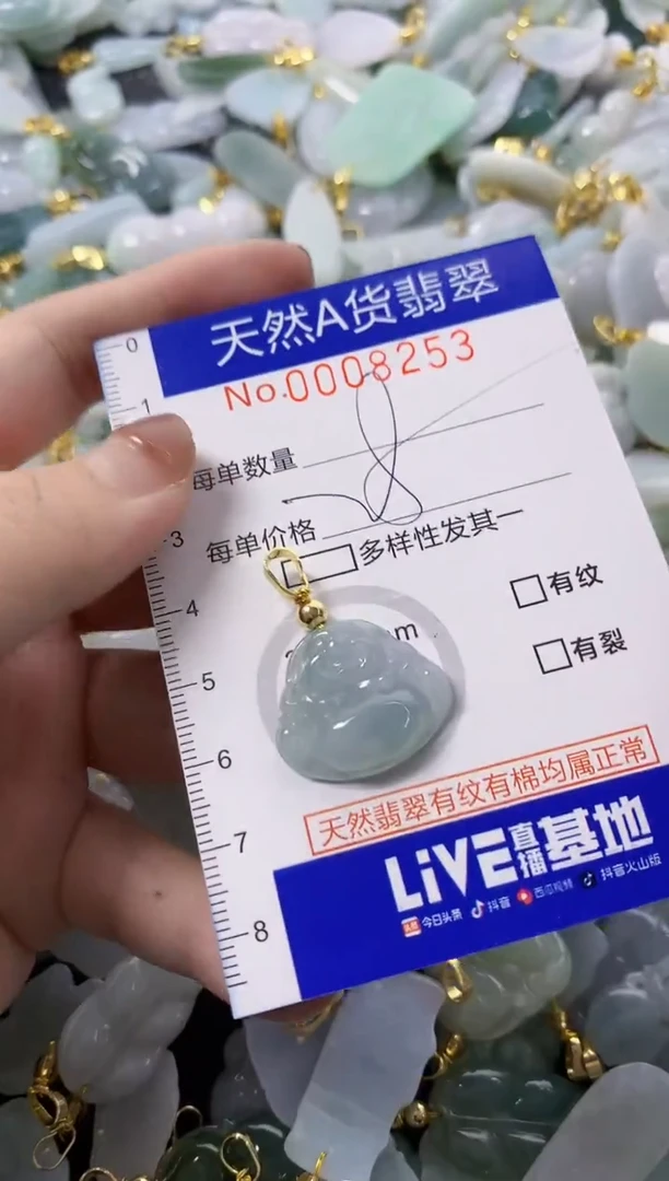 颈饰未镶嵌翡翠天然A货翡翠