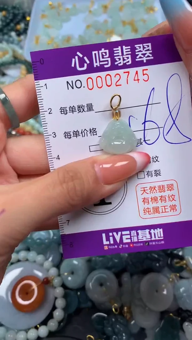 翡翠未镶嵌颈饰闪购002745