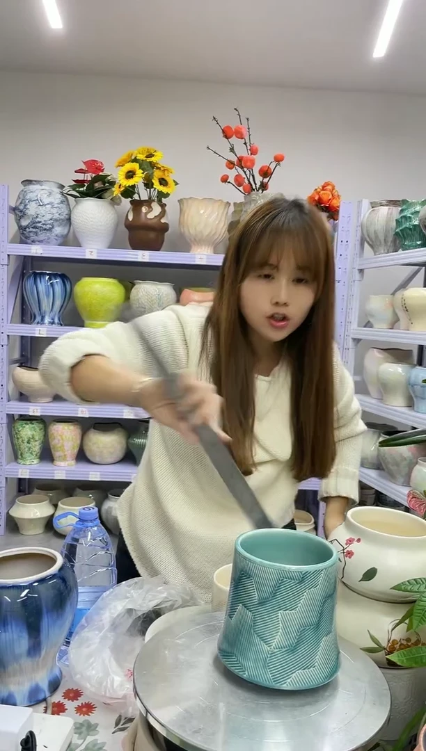 11.14陶瓷花盆直播链接高.   16   口12