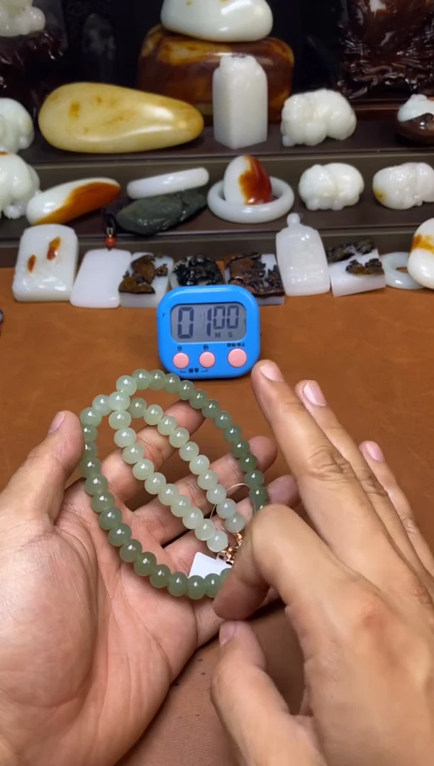 和田玉未镶嵌颈饰張*程和田玉