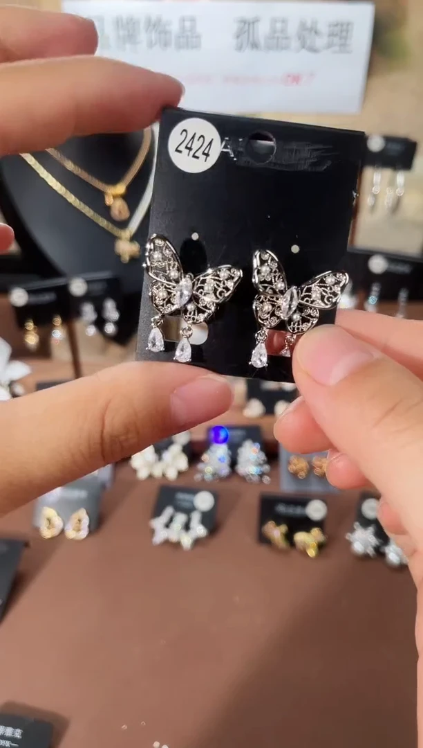 合金925银锆石豆2424