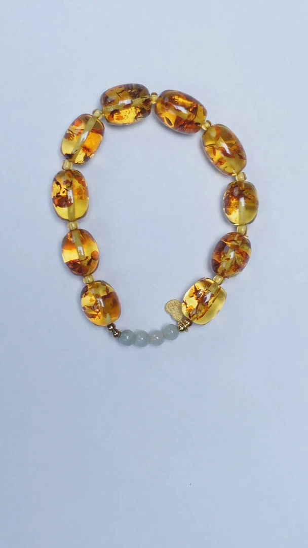 未镶嵌琥珀手链花珀枣珠手串