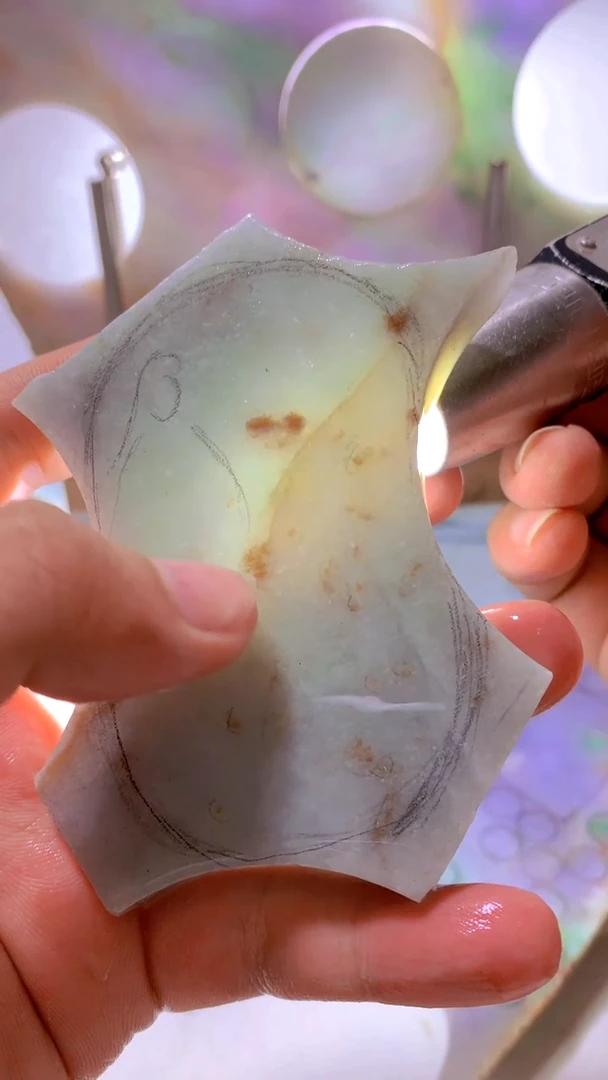 翡翠裸石天然缅甸翡翠A货595