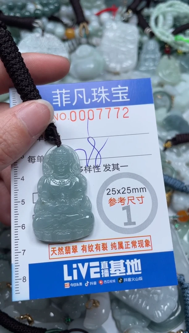 【闪购商品】翡翠颈饰未镶嵌00..7772