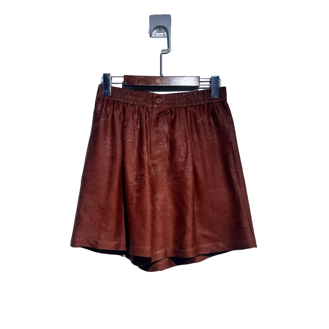 【盛夏】香云纱桑蚕丝五分短裤70012