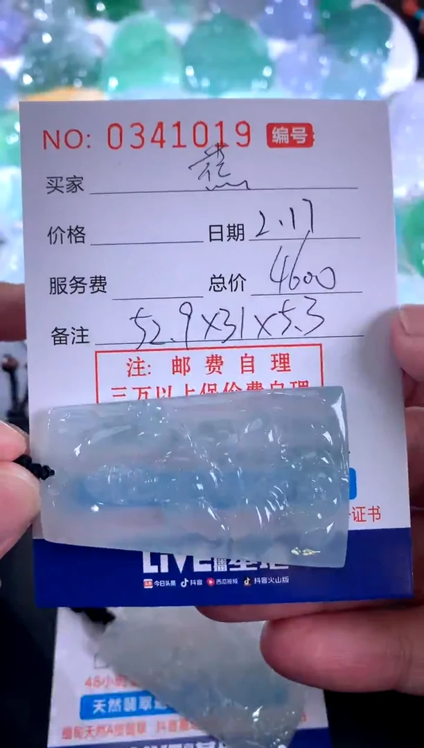 【闪购商品】翡翠颈饰未镶嵌蕉