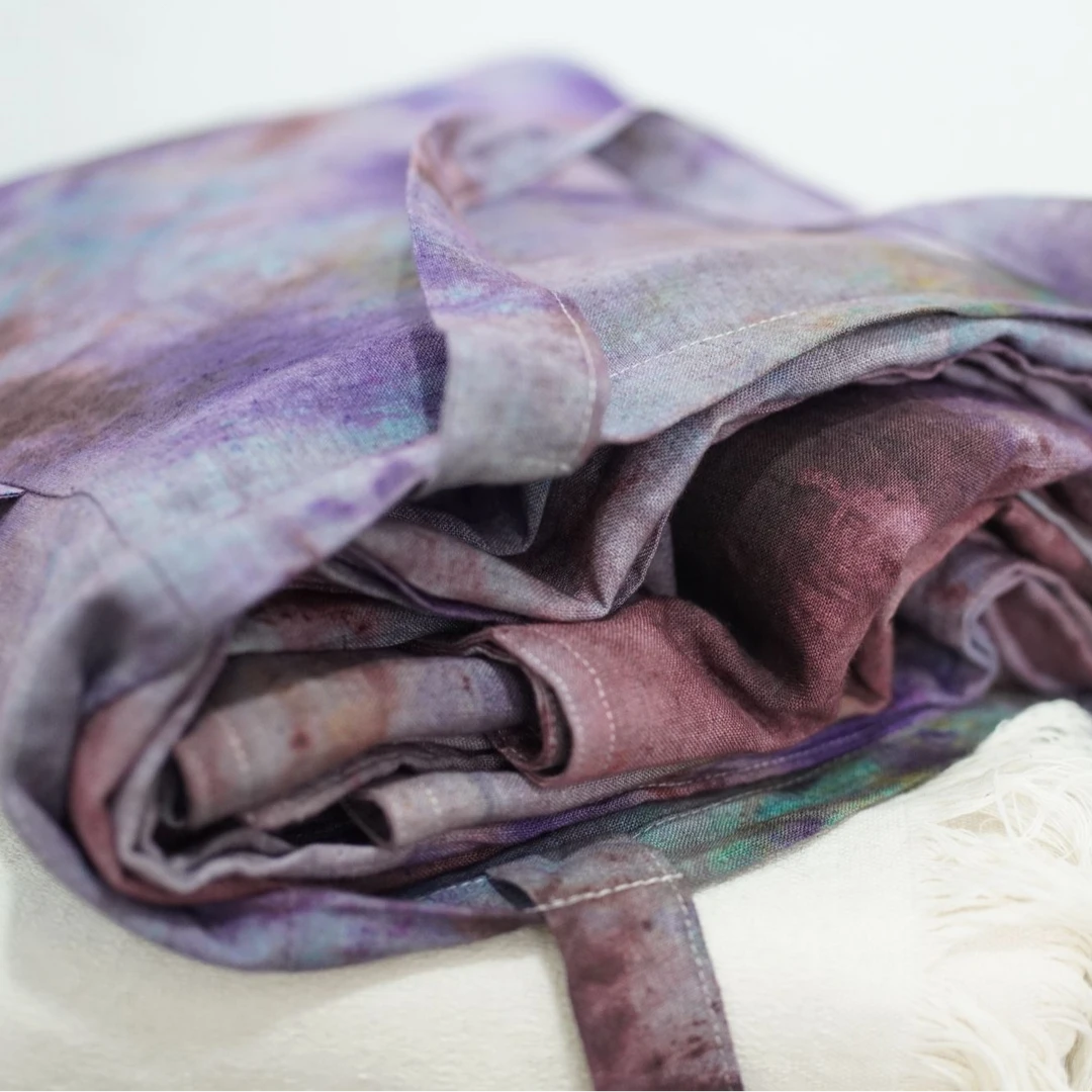 贺小黑汉麻植物染色轻奢酒店家居床品自然健康舒适床上四件套