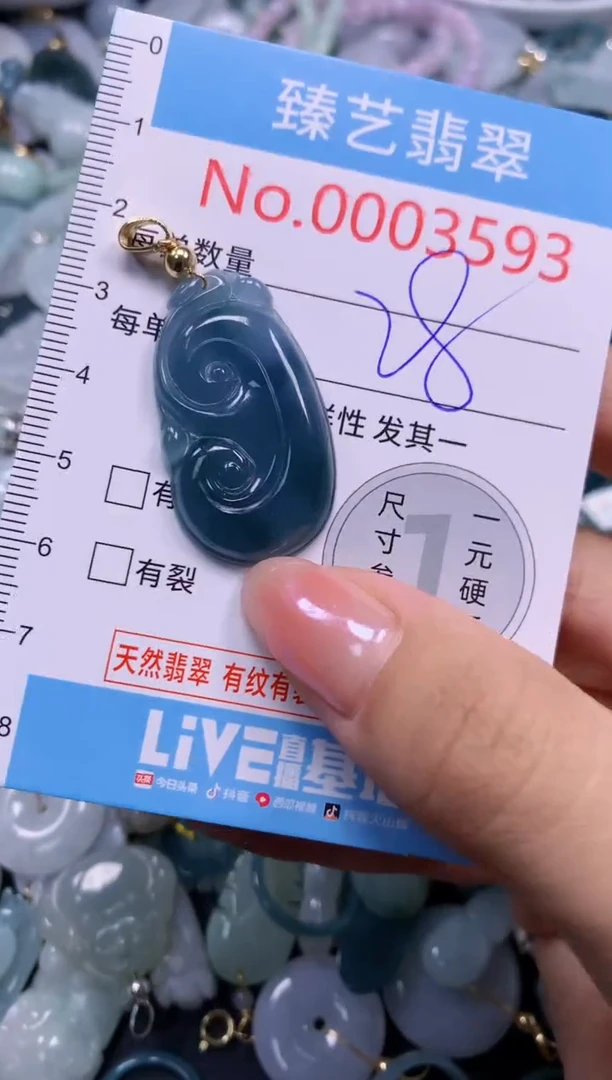 颈饰未镶嵌翡翠3593