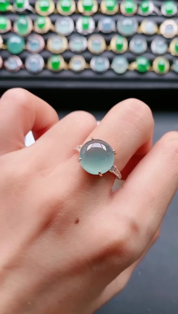 【闪购商品】翡翠戒指银S925镶嵌11111