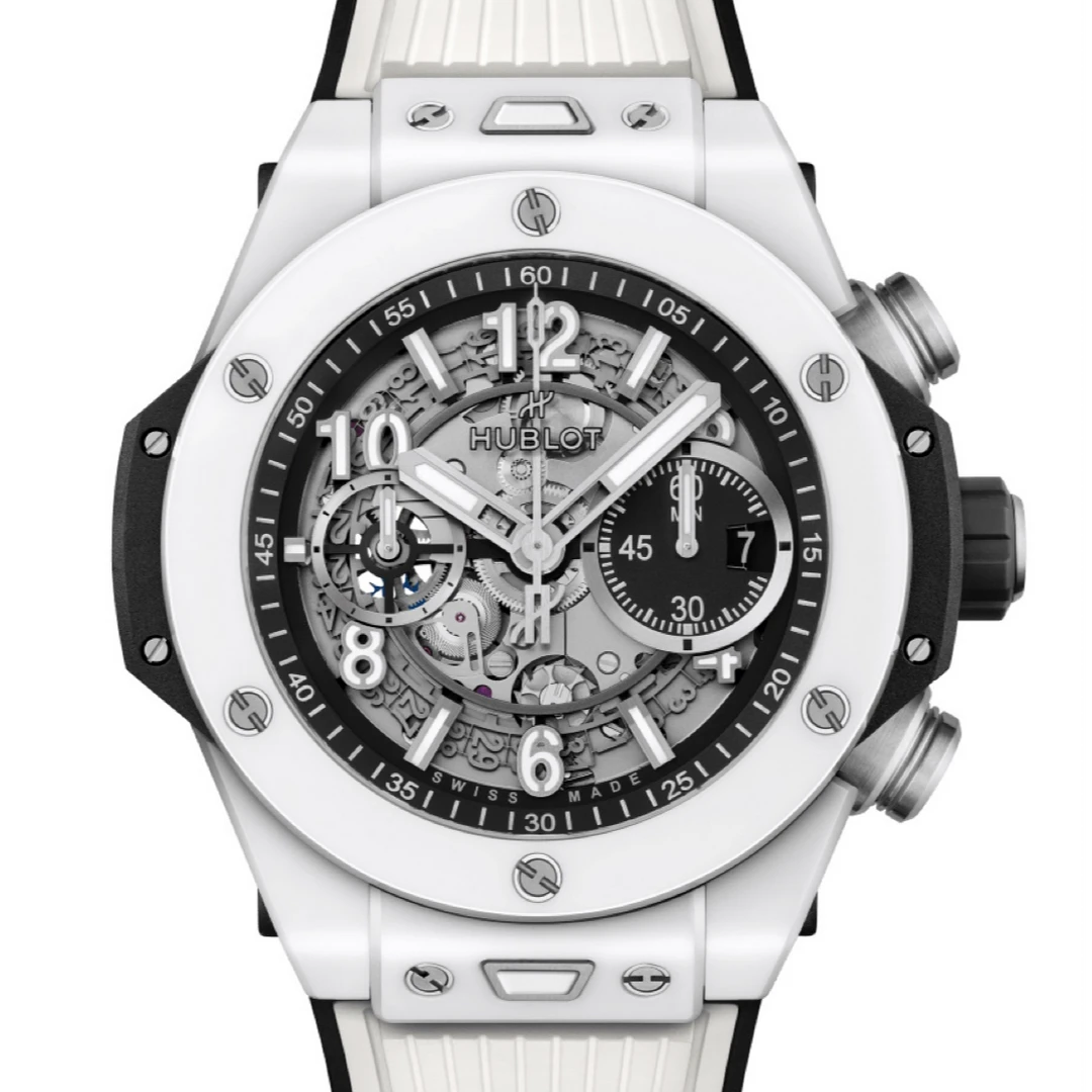 95新 Hublot/宇舶表 大爆炸441/白陶瓷/42mm/自动机械