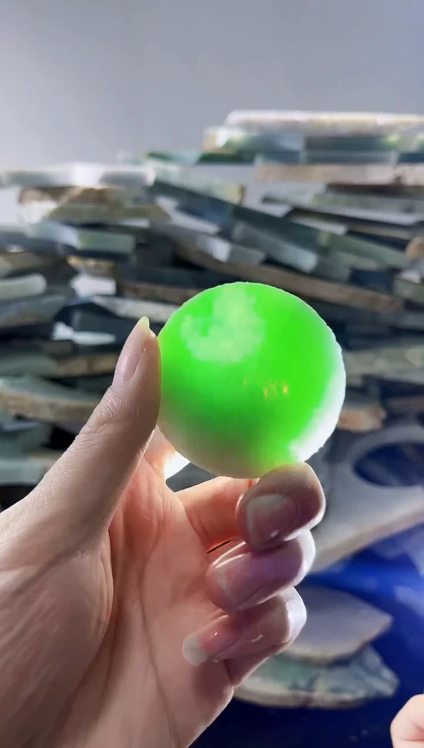 裸石翡翠缅甸翡翠A货陈6489