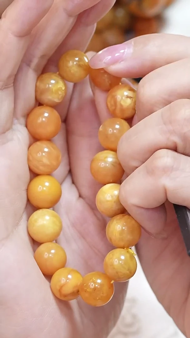 蜜蜡颈饰未镶嵌9852天然蜜蜡珠宝奇石云端妖孽全部保真