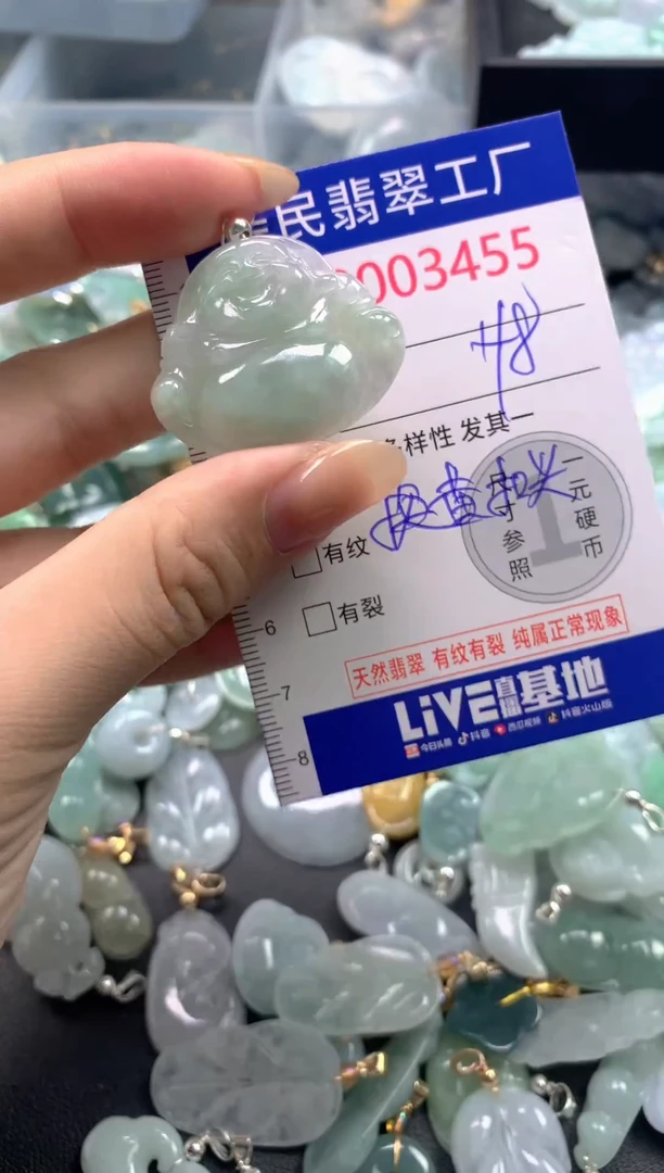 颈饰未镶嵌翡翠3455