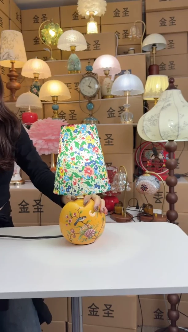 美式复古台灯床头氛围灯