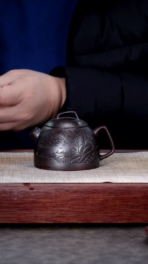 茶壶紫砂宜兴紫砂茶壶微瑕
