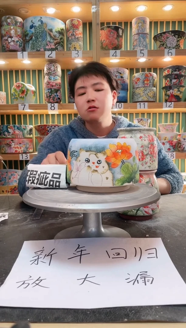 【闪购商品】瓷片默认微瑕一物一拍0209-235